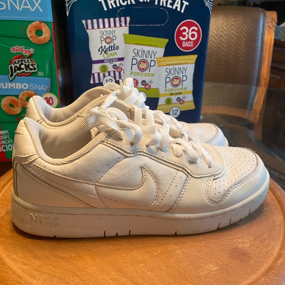 Nike 5Y sneakers all white leather